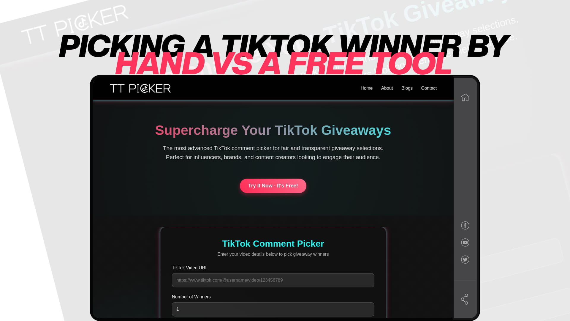 Picking a TikTok Winner by Hand vs a Free Tool
