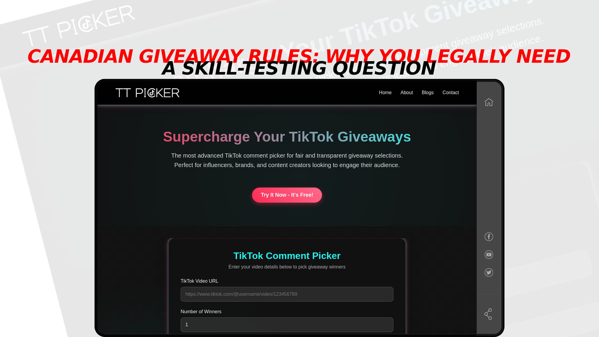 Canadian Giveaway Rules: Why You Legally Need a Skill-Testing Question