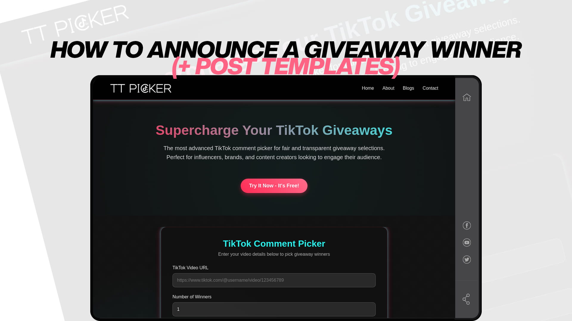 How to Announce a Giveaway Winner (+ Post Templates)