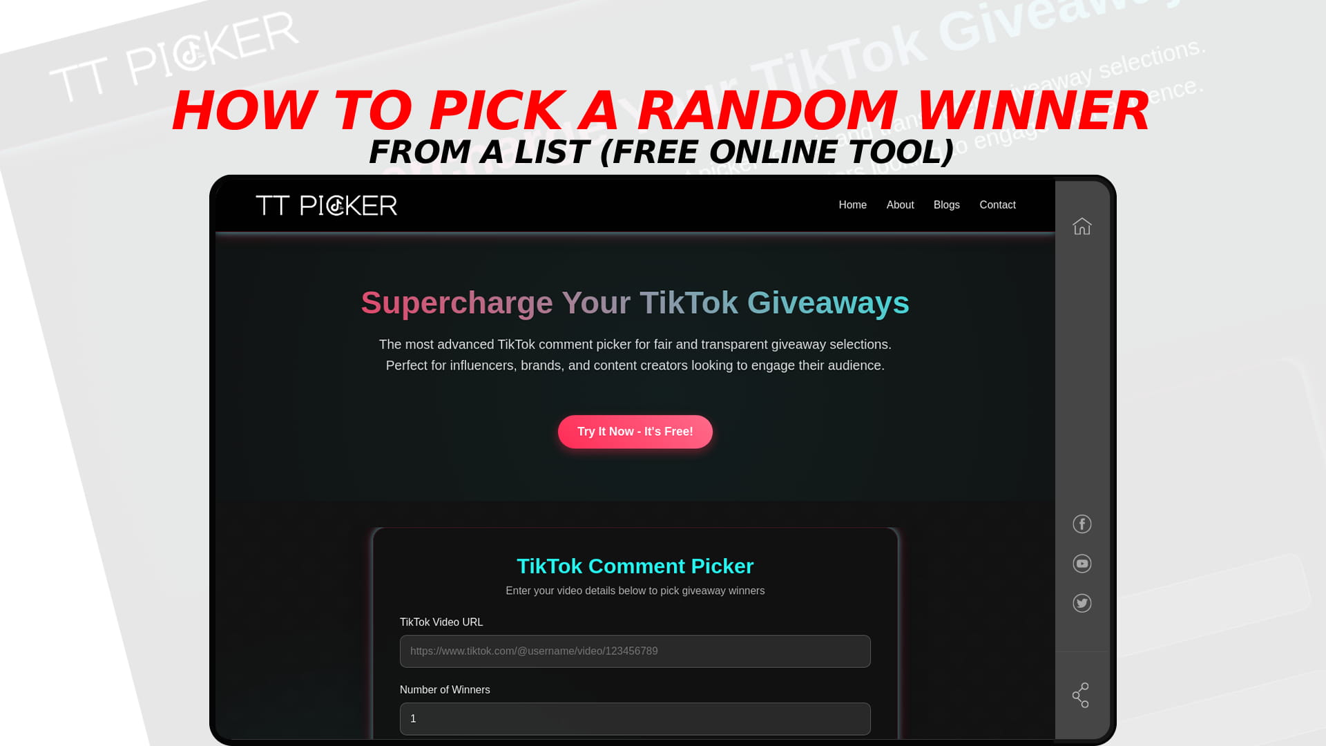 How to Pick a Random Winner from a List (Free Online Tool)