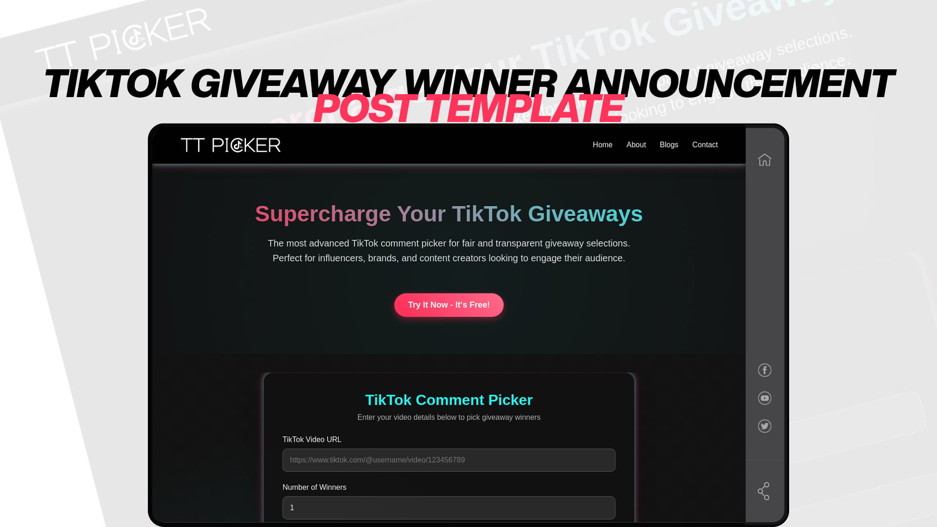 Giveaway Winner Announcement Template (9 Copy-Paste Posts)