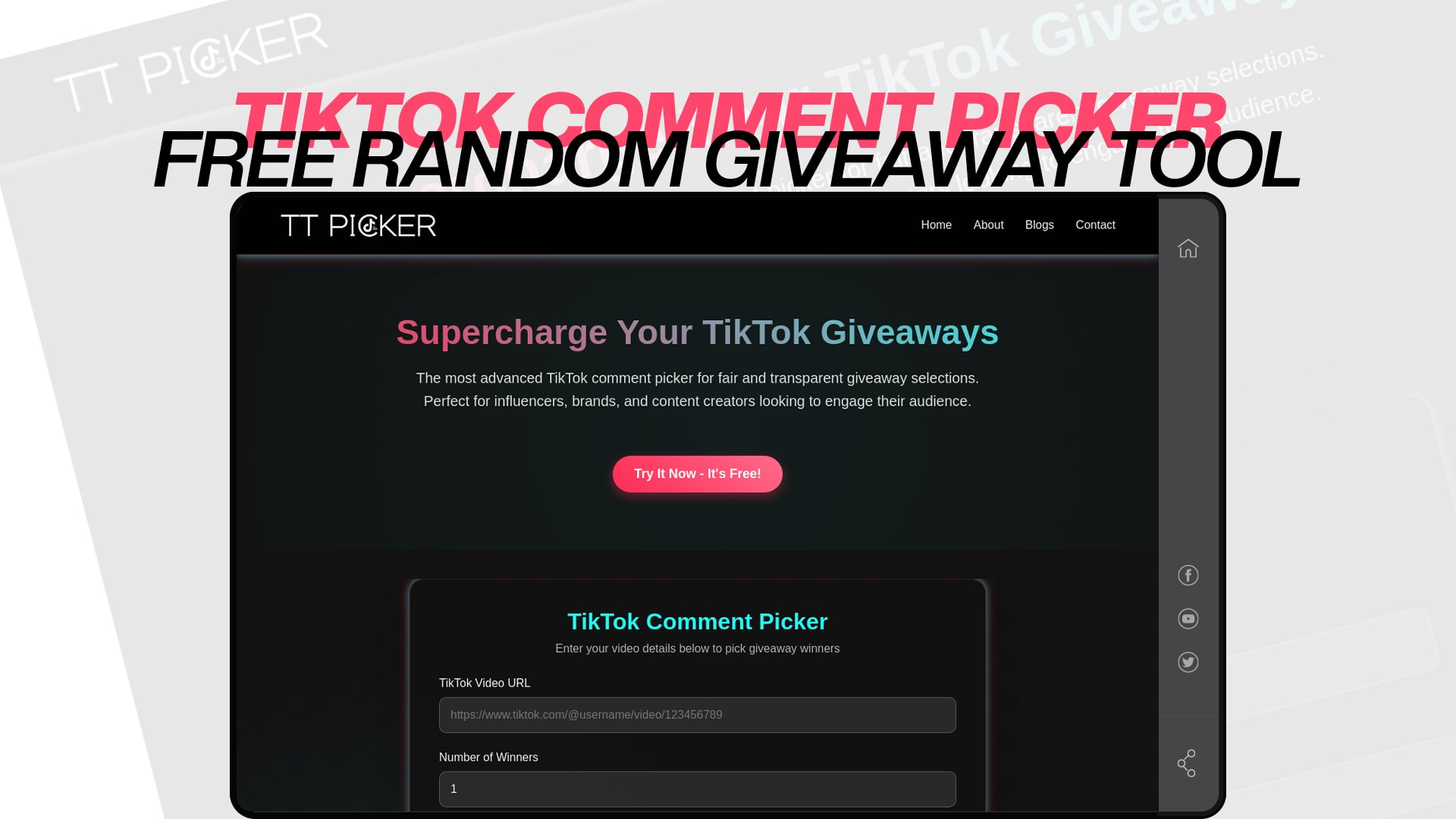 TikTok Comment Picker: Free Random Giveaway Tool