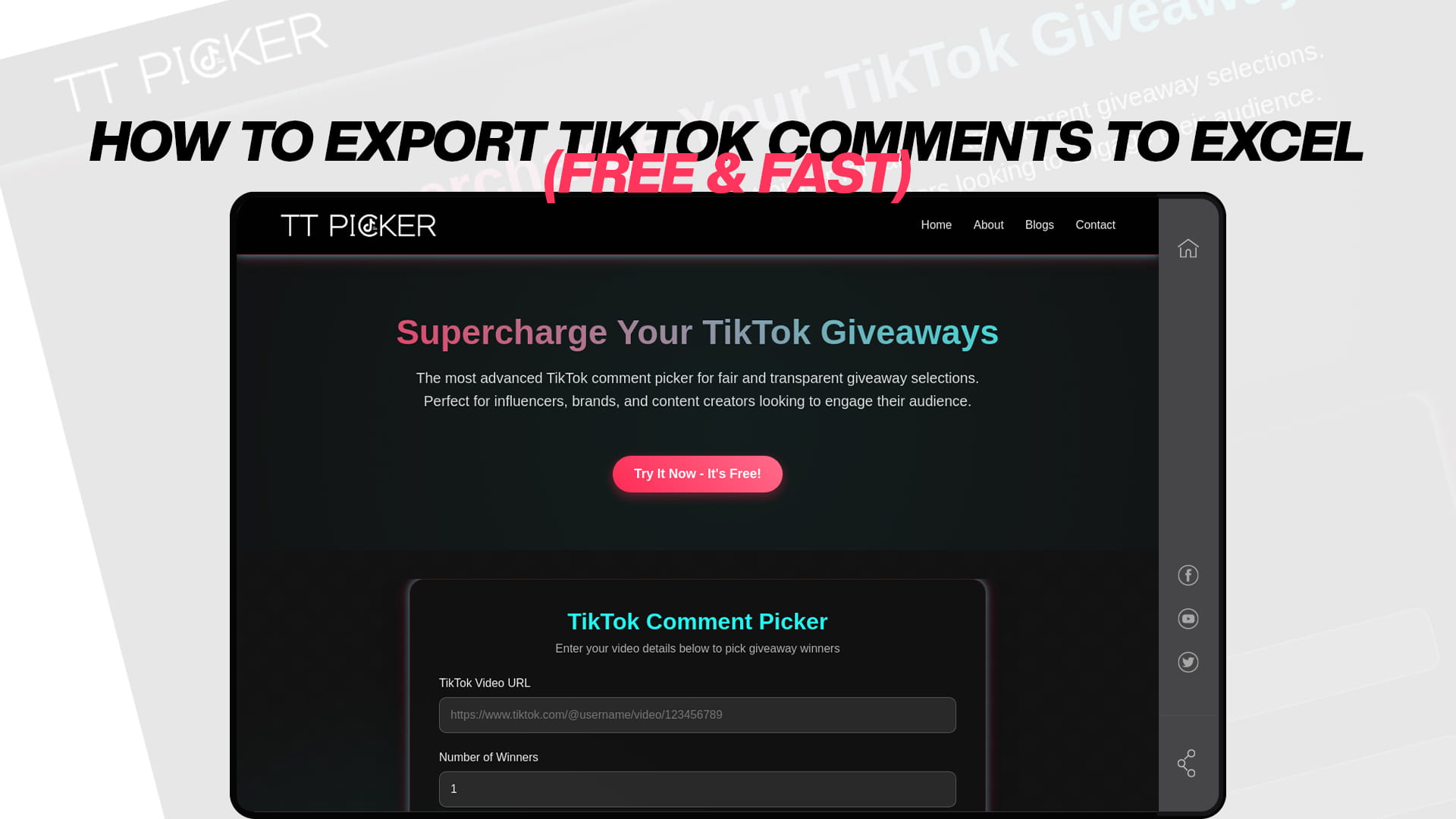 How to Export TikTok Comments to Excel (Free & Fast)