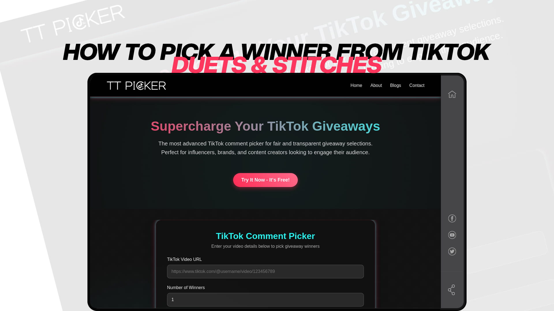 How to Pick a Winner From TikTok Duets & Stitches