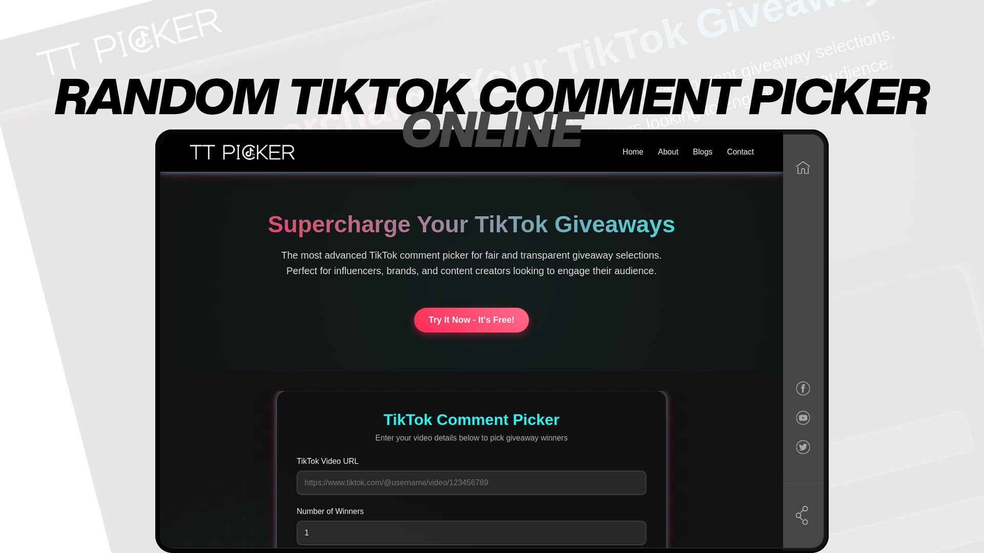 Random TikTok Comment Picker Online