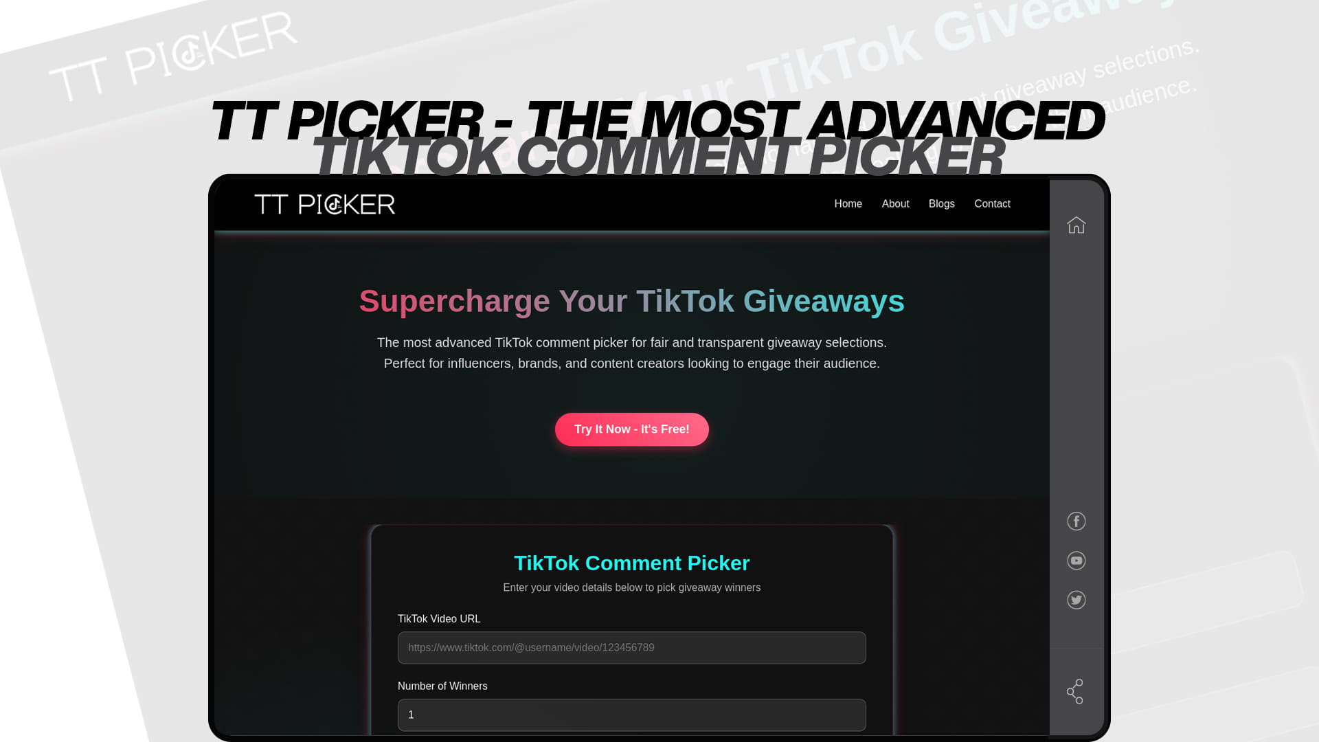 TT Picker - The Most Advanced TikTok Comment Picker 2026
