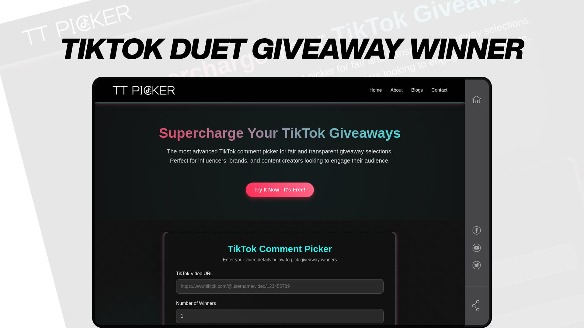 TikTok Duet Giveaway Winner