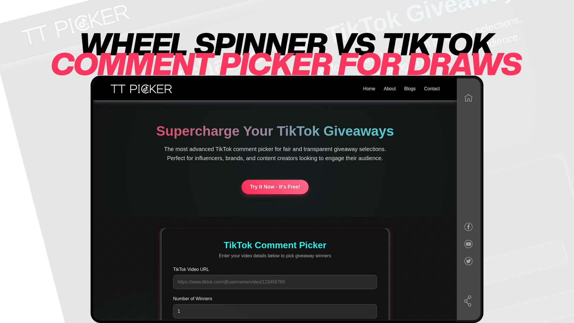 Wheel Spinner vs TikTok Comment Picker for Draws