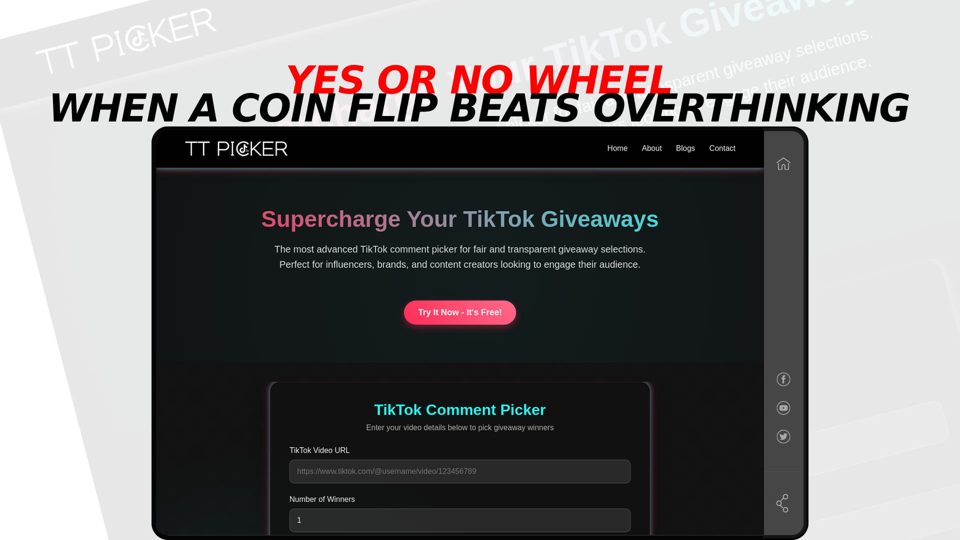 Yes or No Wheel: When a Coin Flip Beats Overthinking
