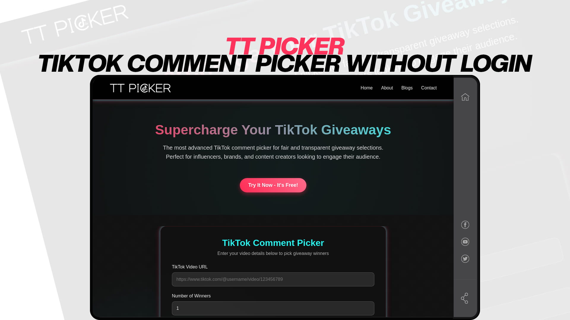 TT Picker - TikTok Comment Picker without Login