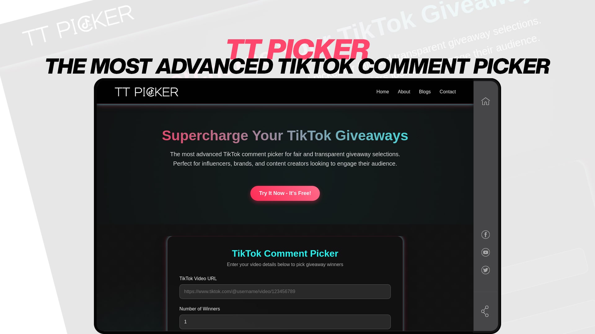 TT Picker - The Most Advanced TikTok Comment Picker