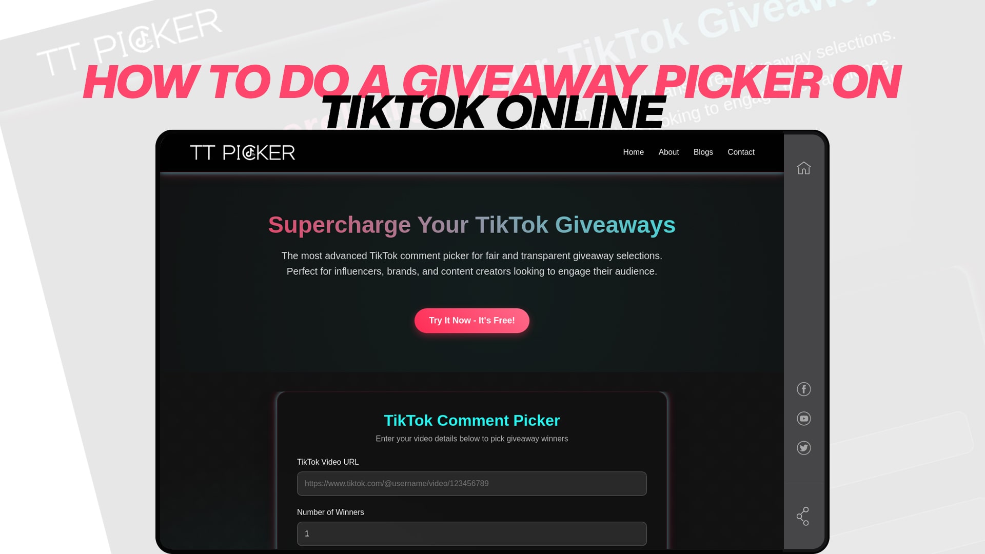 How to Do A Giveaway Picker on TikTok Online