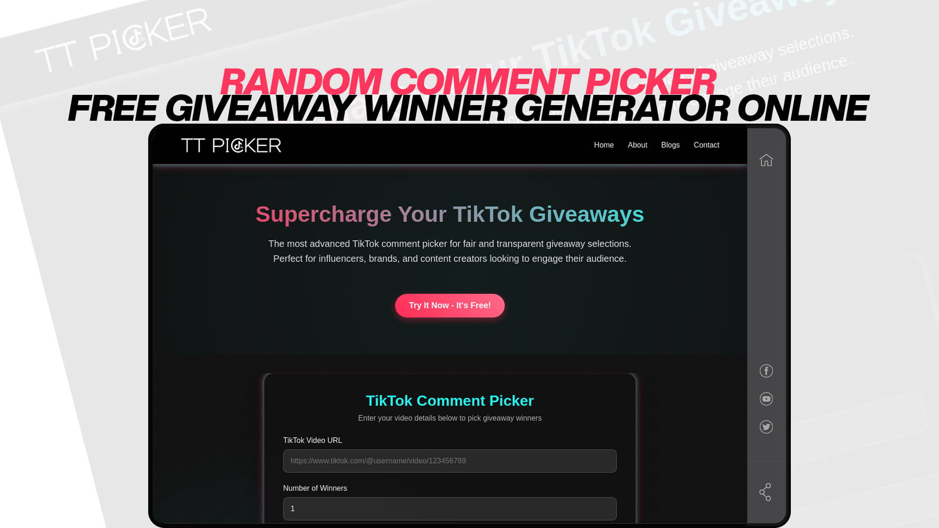 Random Comment Picker - Free Giveaway Winner Generator Online