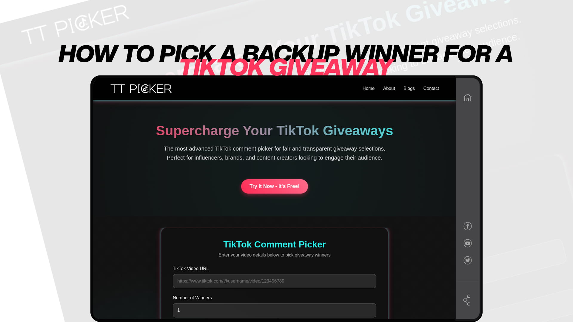 How to Pick a Backup Winner for a TikTok Giveaway