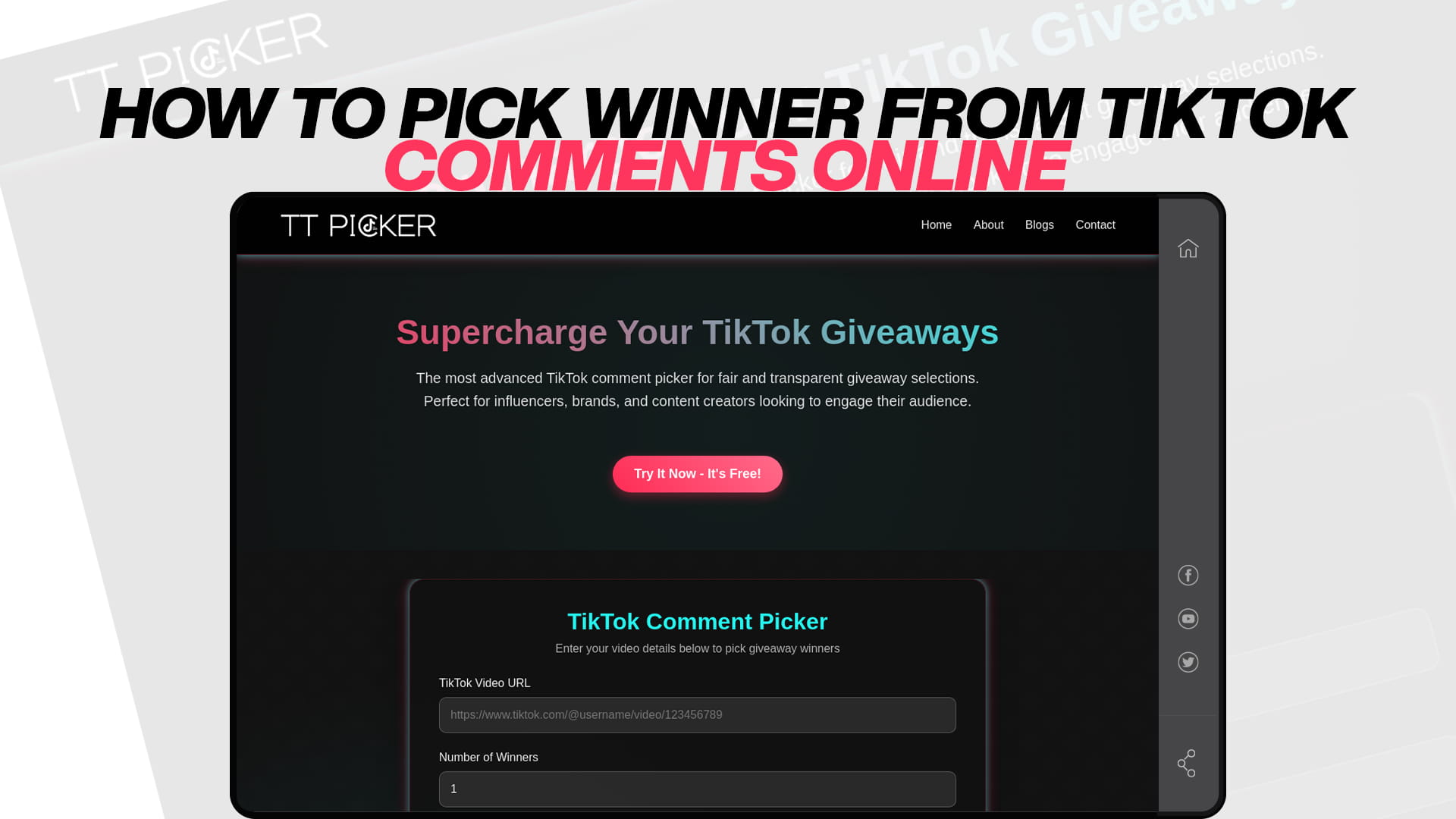 How to Pick Winner from TikTok Comments Online
