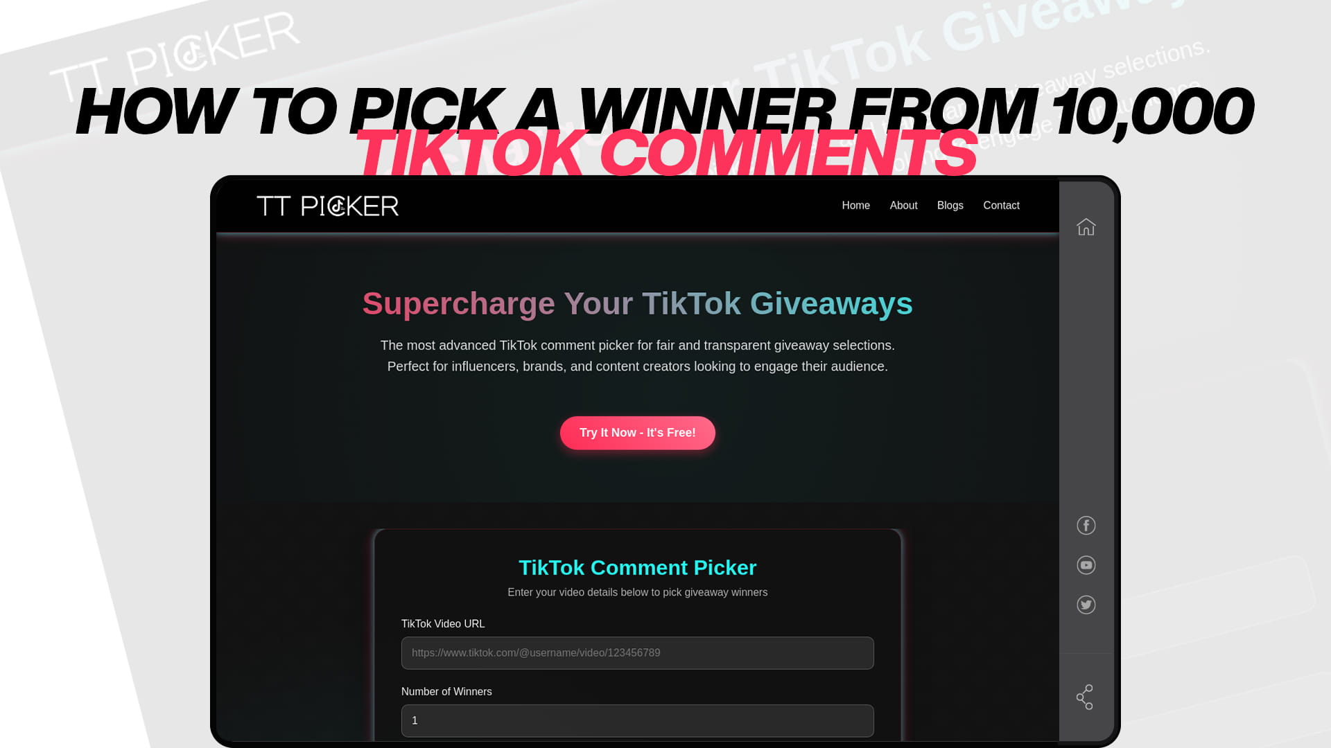 How to Pick a Winner From 10,000 TikTok Comments