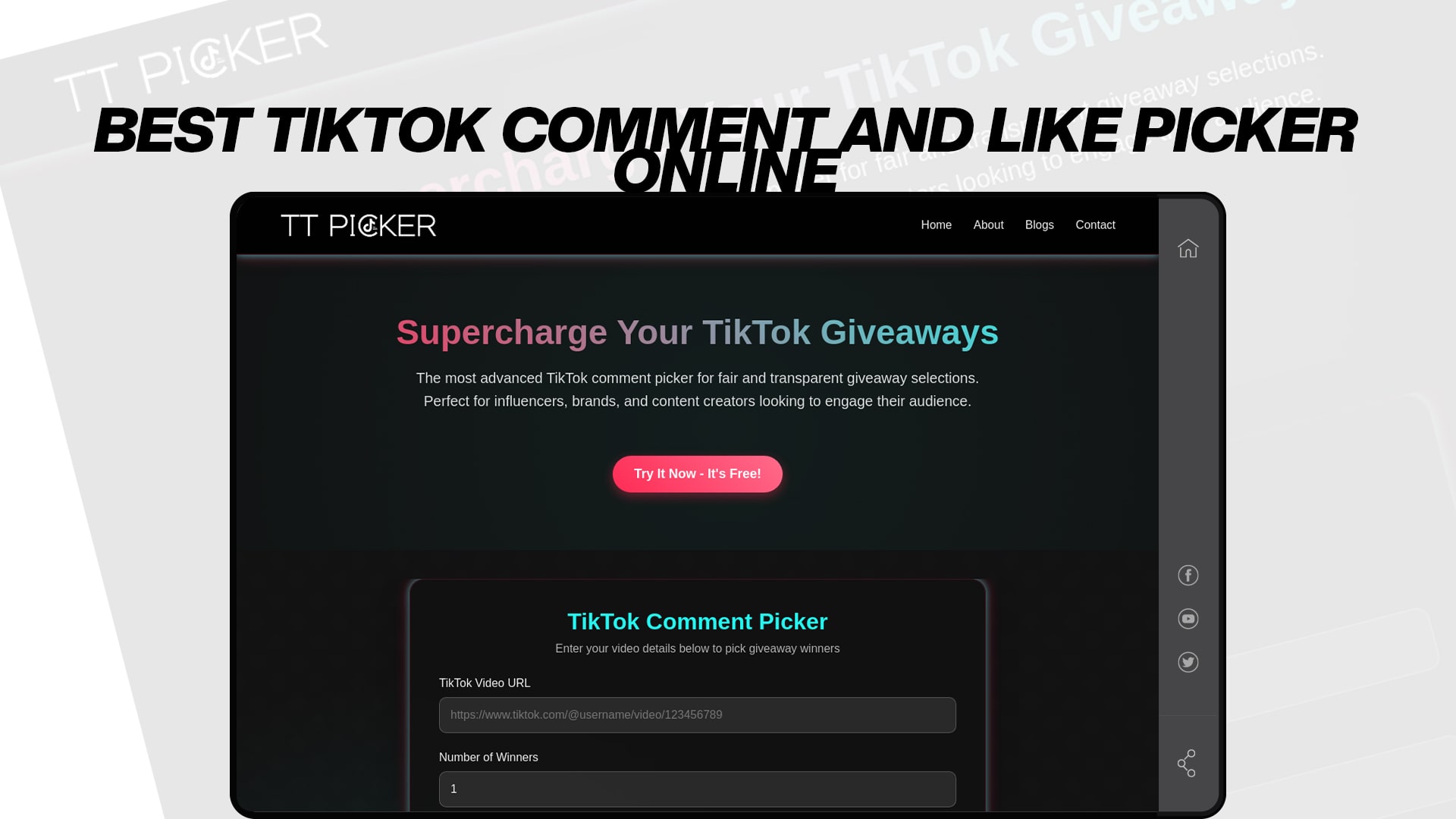 Best TikTok Comment and Like Picker Online