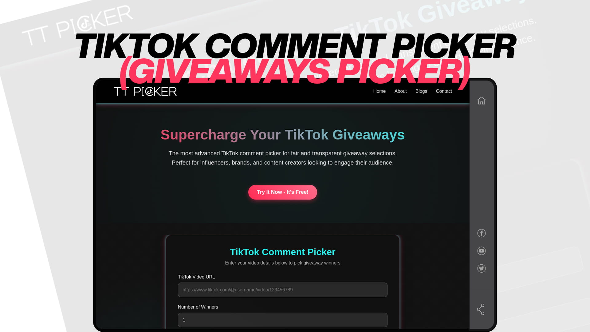 TikTok Comment Picker (Giveaways Picker)