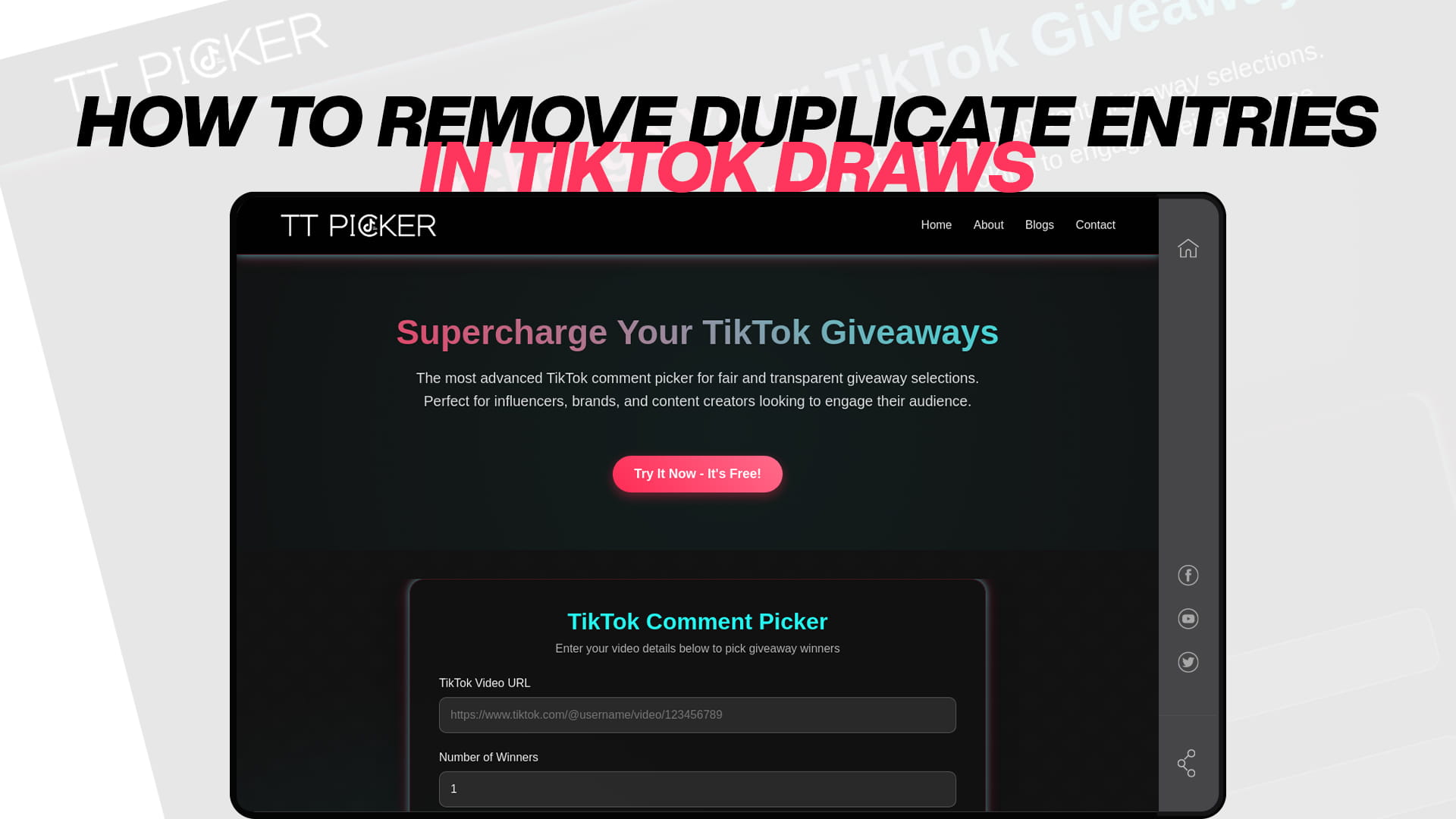 How to Remove Duplicate Entries in TikTok Draws