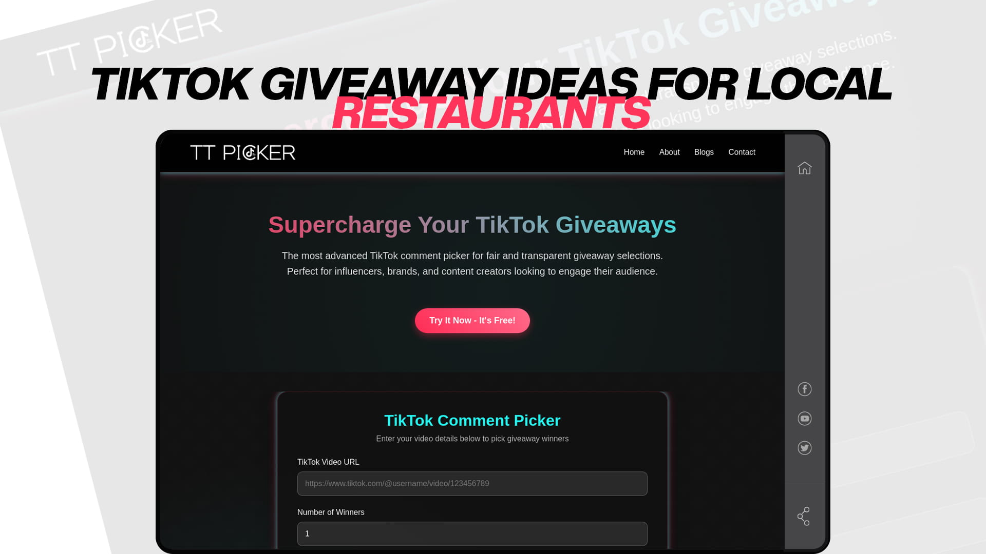 TikTok Giveaway Ideas for Local Restaurants