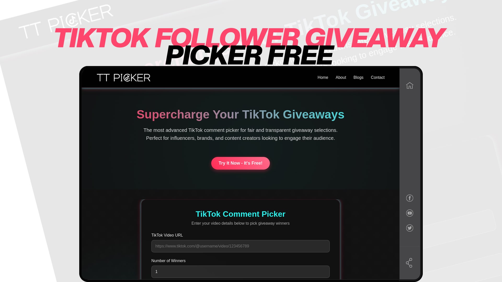 TikTok Follower Giveaway Picker Free