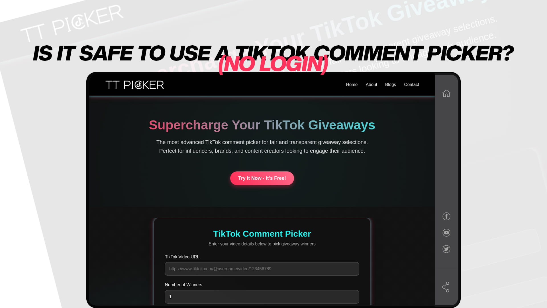Is It Safe to Use a TikTok Comment Picker? (No Login)