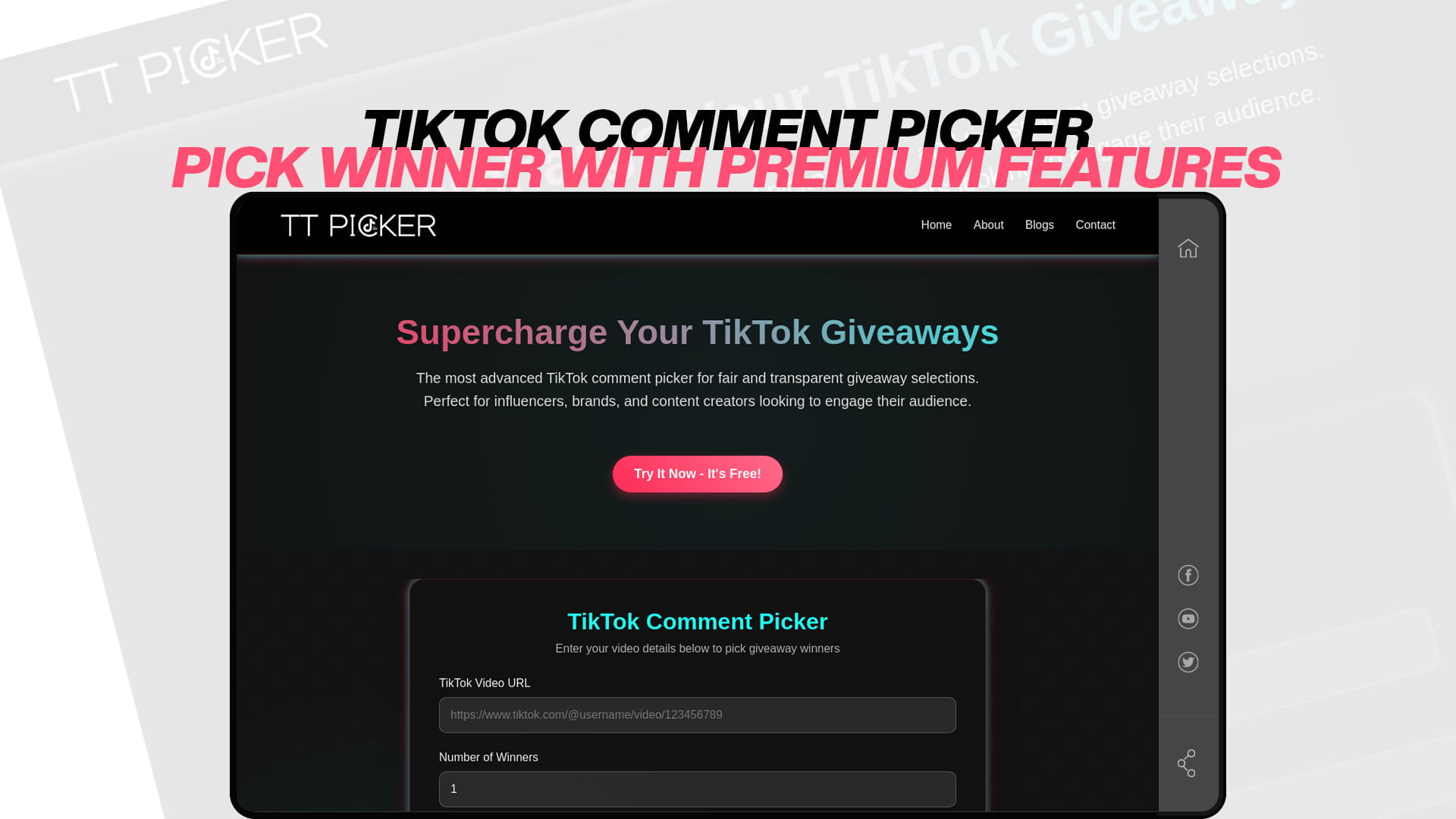 TikTok Comment Picker - Pick Winner with Premium Features