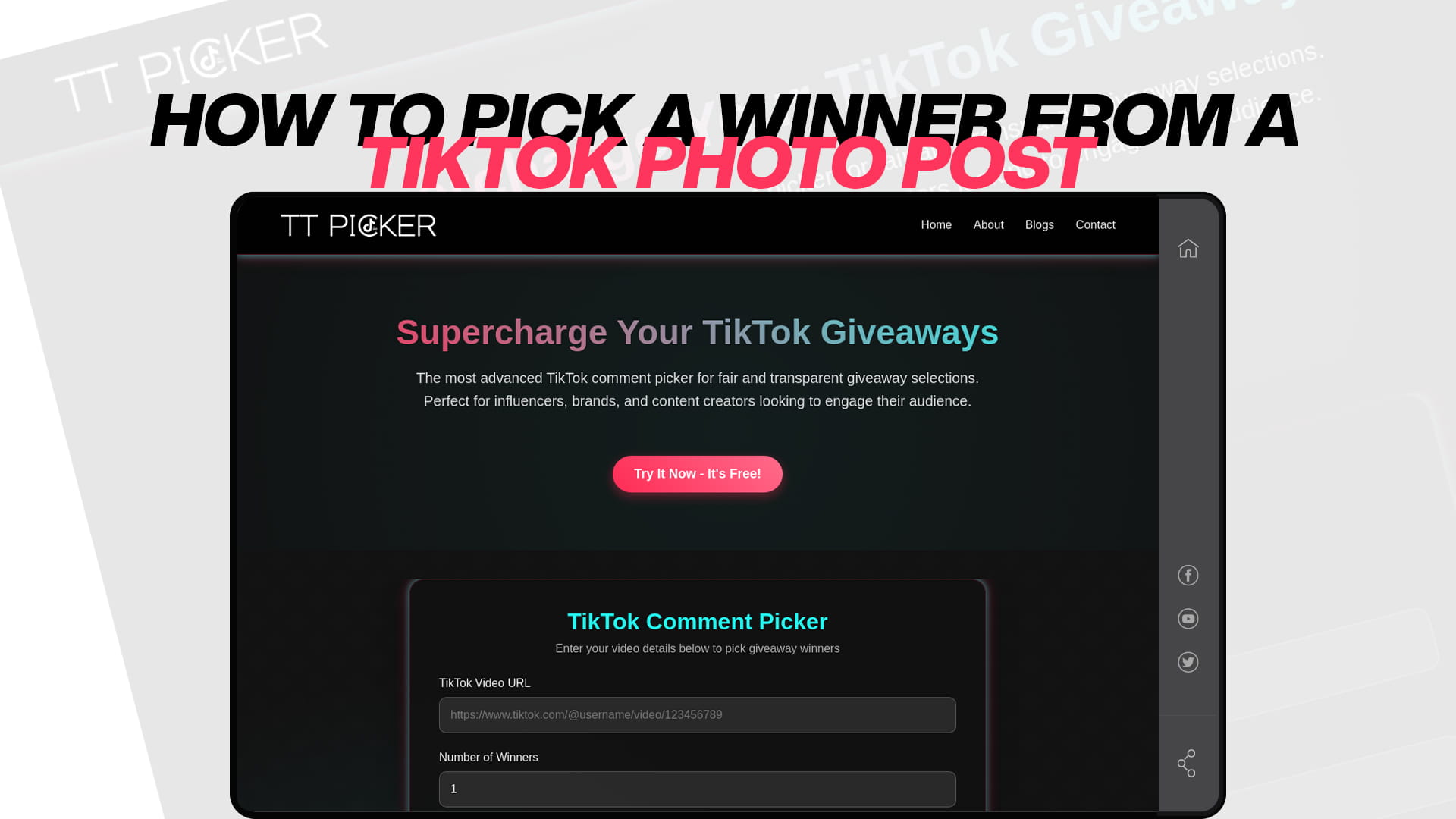 How to Pick a Winner from a TikTok Photo Post